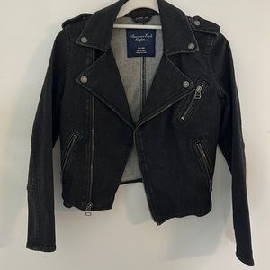 Dark denim Motorcycle jacket size XS